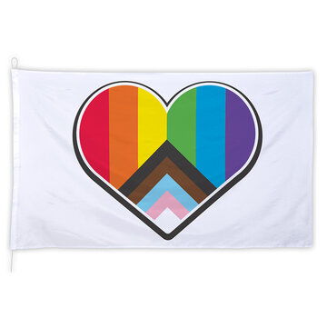 LGBTQ+ Polyester vlag