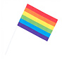 set 6 Papieren Regenboog Vlag LGBTQ+