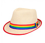 Pride Strohoed Regenboog unisex