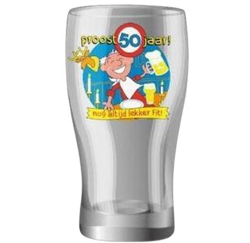 Bierglas 50  jaar