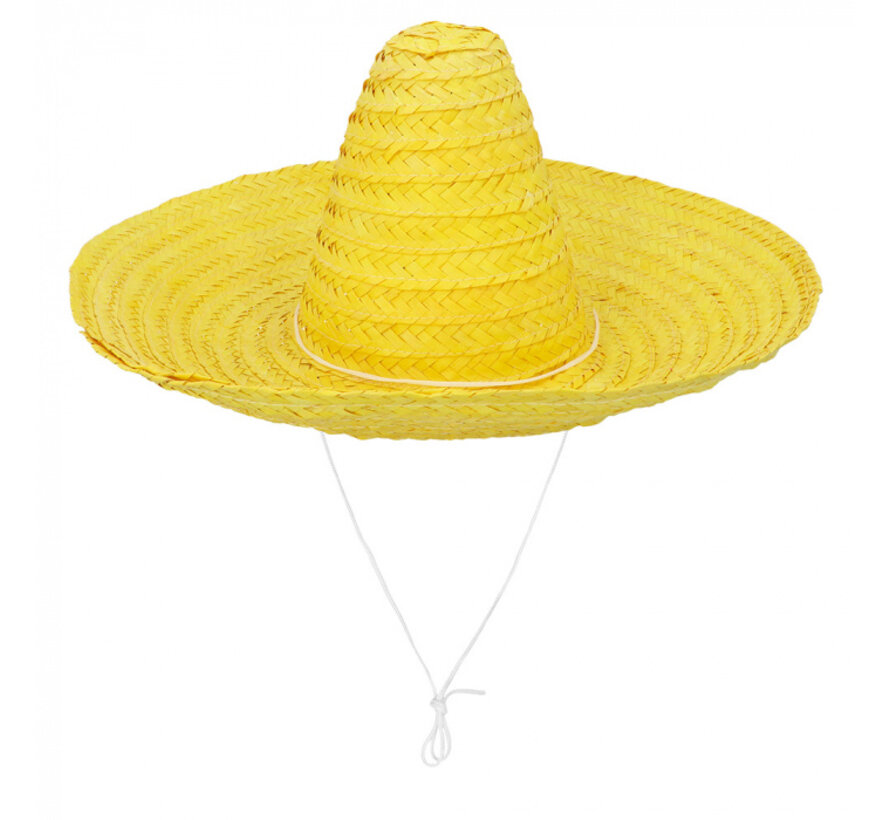 Mexicaanse Sombrero Hoed geel