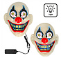 Verlichte led masker horror clown