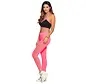 Neon Legging Roze met scheuren