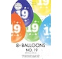 Latex ballonnen 19 jaar verjaardag