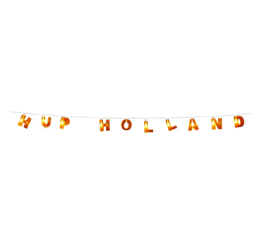 Oranje lichtsnoer Hup Holland