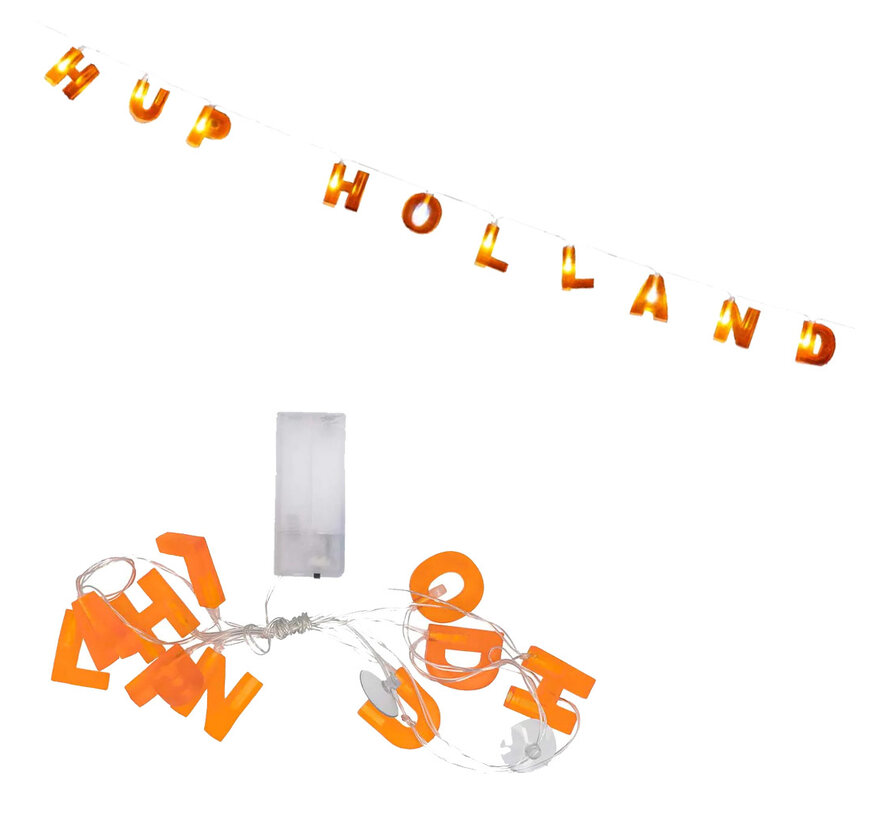 Oranje lichtsnoer Hup Holland