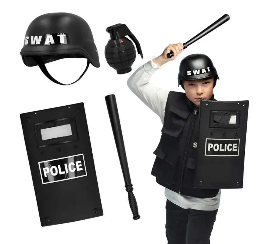 Politie SWAT team accessoire set voor kinderen