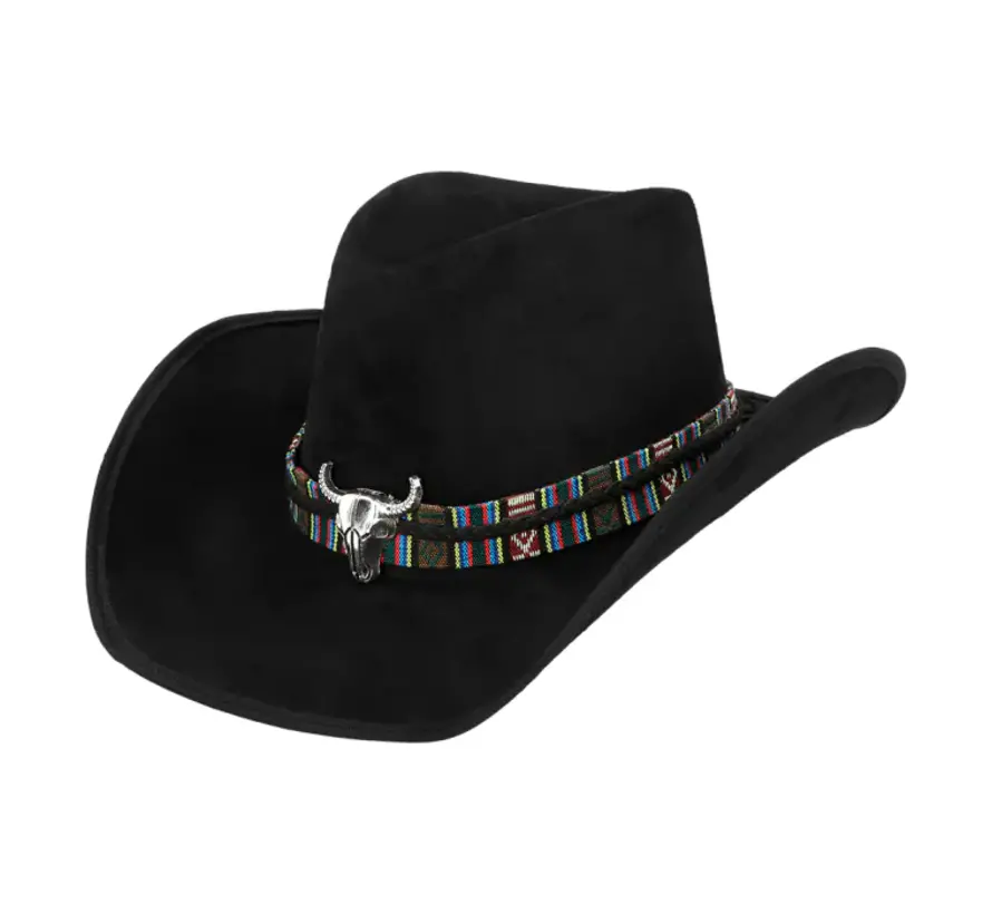Cowboyhoed Django zwart