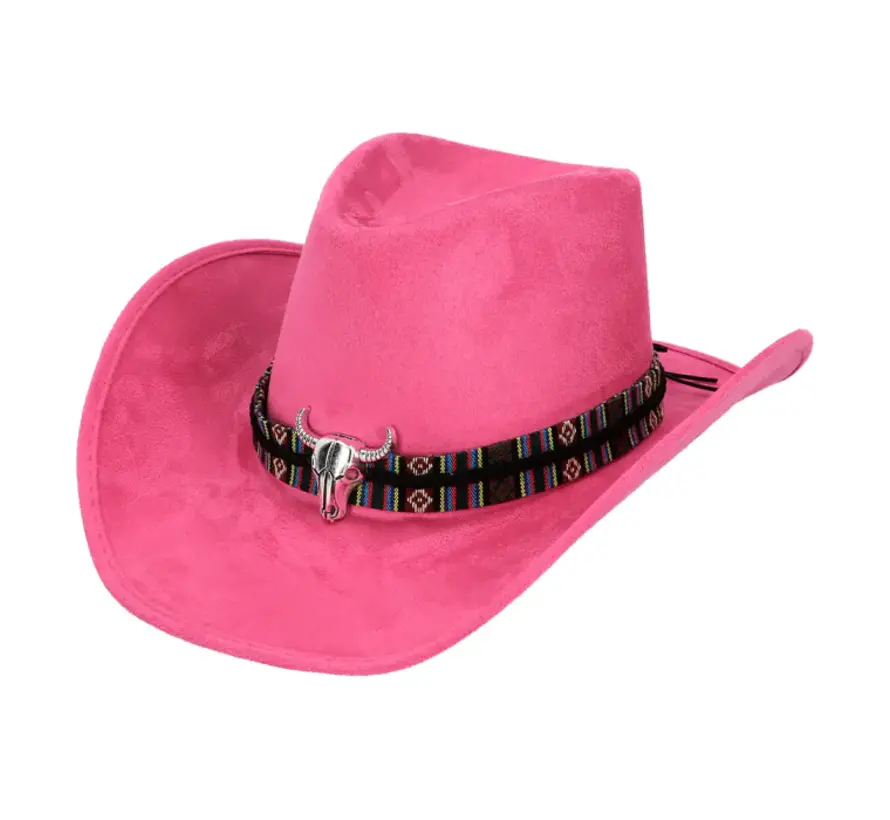 Cowboyhoed Django roze