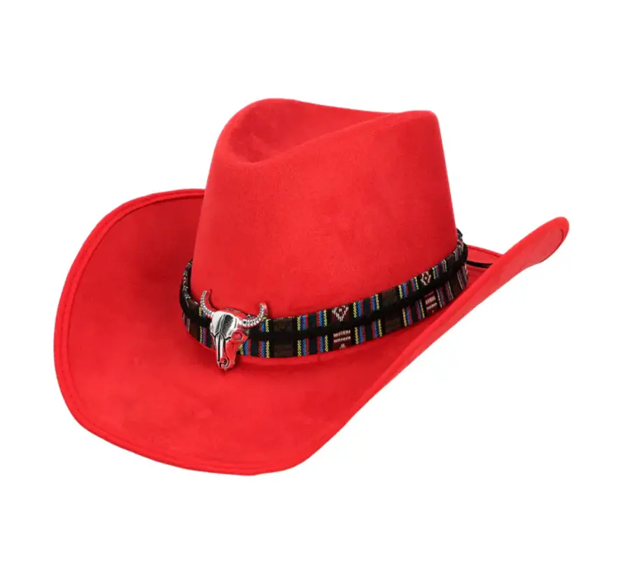 Cowboyhoed Django rood