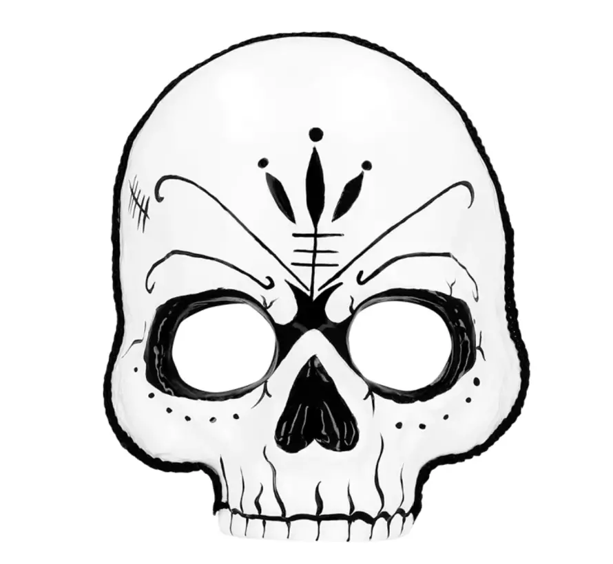 Voodoo Skelet masker priester