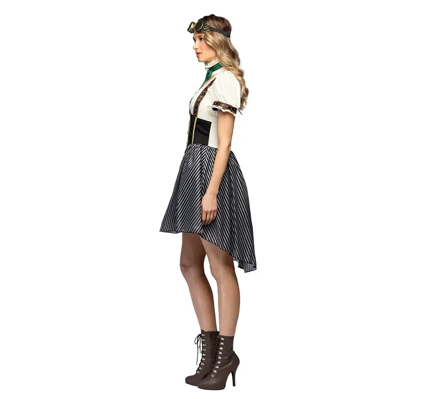 Jurk met gesmokt decolleté - Dames | MANGO Nederland