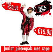 Jongens Pietenpak  met cape 10/12 jaar