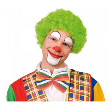 Groene clowns pruik