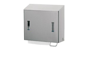 Santral Handdoek- en zeepdispenser RVS