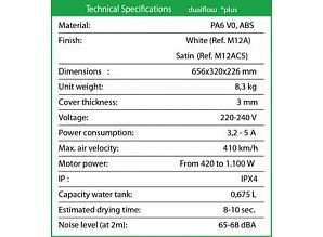 Mediclinics Dualflow - M12A Handendroger RVS Look