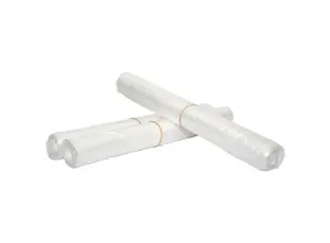 HYSCON HDPE Garbage bags roll 50 x 72cm T 18 transparent. Box: 20 rolls of 25 pieces (500).