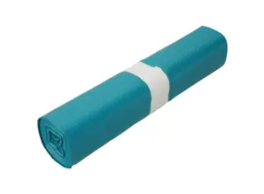 HYSCON LDPE Afvalzak rol 70 X 110cm T 70 blauw. Doos: 10 rol à 20 stuks (200).