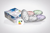 Rainbow LED replacement bulb RGB 28W - 850 Lumen