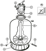 sand filter top mount model