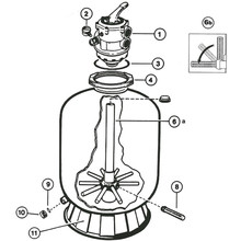 zandfilter topmount  model