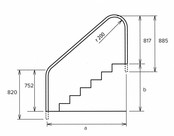handrail to place next to stairs