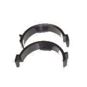 Demi-tuyau collecteur à 2 clips