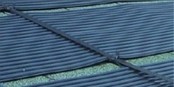 Ribbon to fix solar heating.