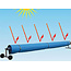 Protective tarpaulin summer tarpaulin incl. elastics.
