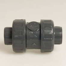 PVC veerbelaste terugslagklep 90mm