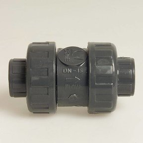 PVC veerbelaste terugslagklep 90mm