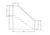 handrail to place next to stairs