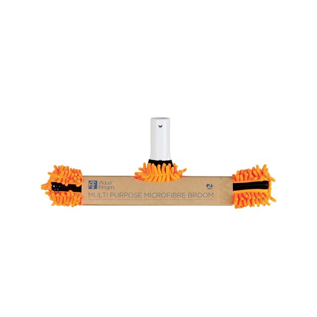 Aquafinger flexible microfiber brush.