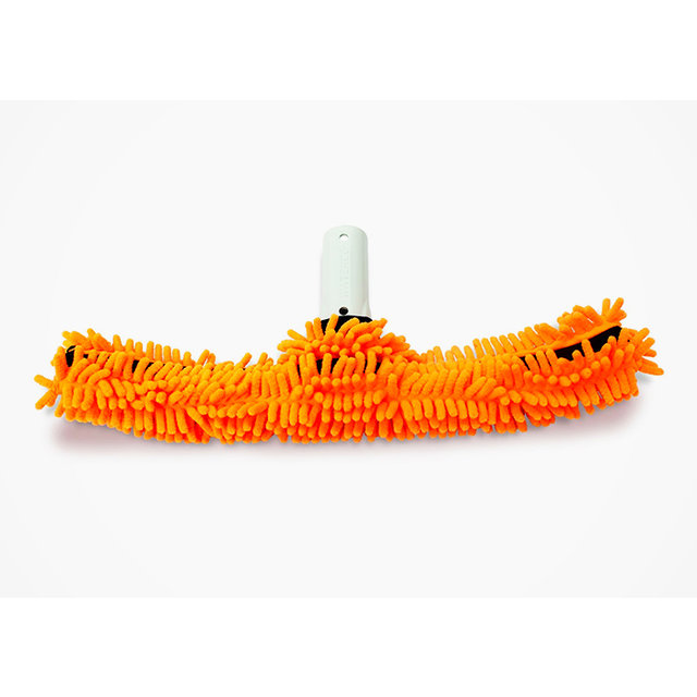 Aquafinger flexible microfiber brush.