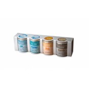 Air-Water-Fire-Earth geurende kristallen 4 stuks Air-Water-Fire-Earth geurende kristallen 4 stuks