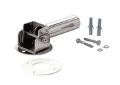Hinged anchorage with flange