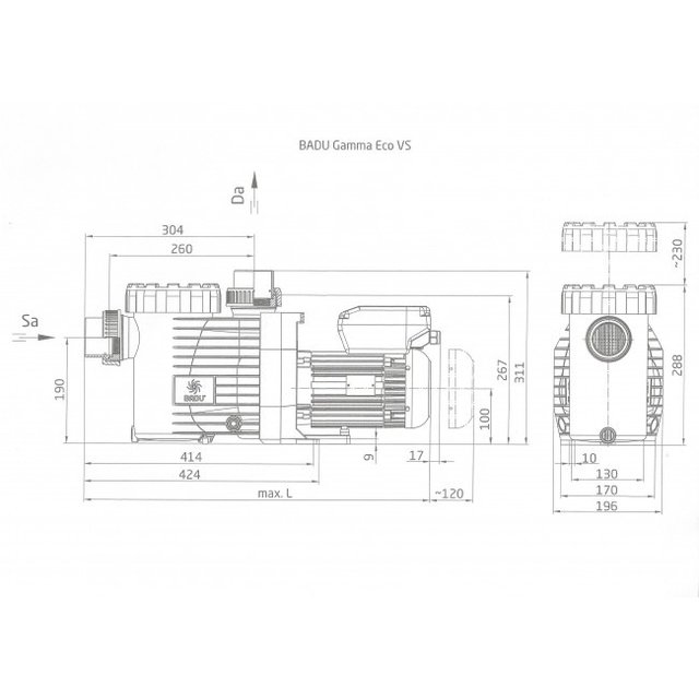 Badu Gamma ECO VS 1,1 kw Badu Gamma ECO VS 1,1 kw
