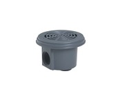 Bottom pit 2" for screw-on liner Anthracite
