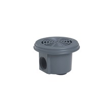 Fosse inférieure 2" pour liner à visser Anthracite