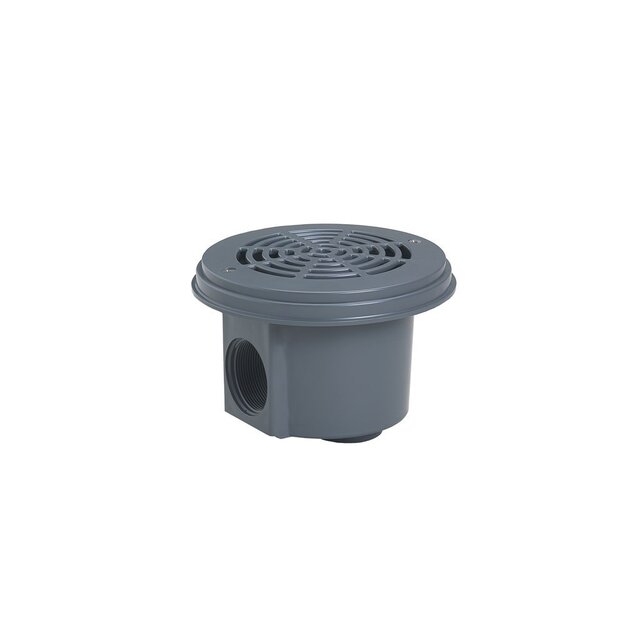 Bottom pit 2" for screw-on liner Anthracite