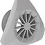 Weltico Grille de raccordement pour aspirateur, doublure gris clair