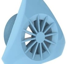 grid for vacuum cleaner connection liner blue