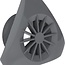 Weltico Grille de raccordement pour aspirateur, doublure anthracite