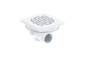 bottom pit design square white
