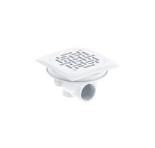 bottom pit design square white