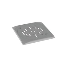 finition drain de fond gris clair