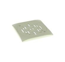 sand-colored bottom drain finish