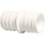 Hose pillars made of ABS, 2 x grommet 32 x 32 mm