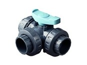 Vanne à boisseau sphérique 3 voies D50