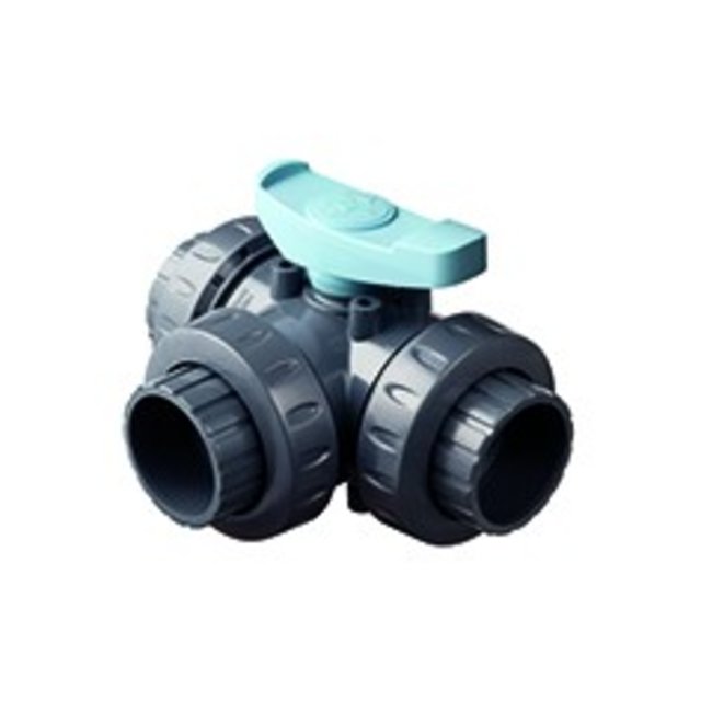 Vanne à boisseau sphérique 3 voies D50